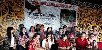 Aliansi Pemuda Dayak Buka Posko Penggalangan Dana