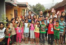 Lereng Merapi, Tempat Relawan Travelling Berbagi Ilmu