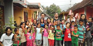 Lereng Merapi, Tempat Relawan Travelling Berbagi Ilmu