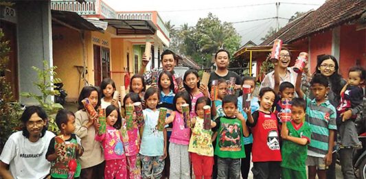 Lereng Merapi, Tempat Relawan Travelling Berbagi Ilmu