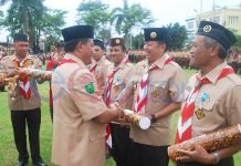 Puncak Peringatan Hari Pramuka ke-55 di Sanggau