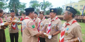Puncak Peringatan Hari Pramuka ke-55 di Sanggau