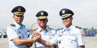 Sertijab Komandan Skadron Udara I Lanud Supadio