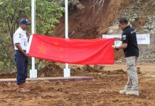 Bendera RRC Sempat Berkibar Sejajar Merah Putih