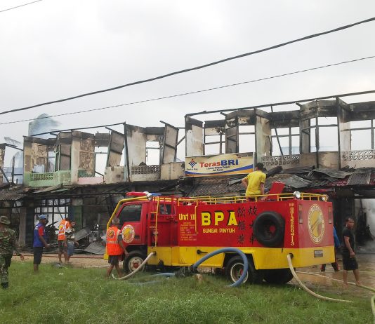 Pemilik Ruko Terima Santunan Rp10 Juta