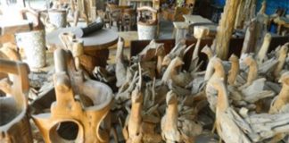 Kerajinan Akar Kayu Ulin Berpotensi Jadi Produk Ekspor