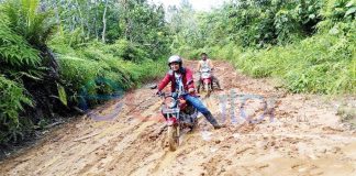 Sejumlah Jalan Jadi Kubangan Lumpur