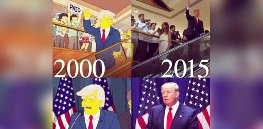 Trump Menang, The Simpsons Tahu Lebih Dulu