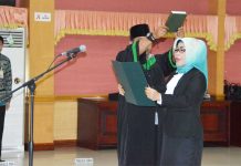 Pelantikan Direktur Administrasi dan Keuangan PDAM