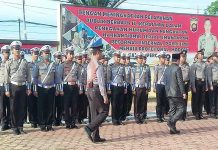 Gelar Pasukan Polres Sambas, Jamin Keamanan Natal dan Tahun Baru