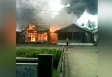 Dua Rumah Terbakar