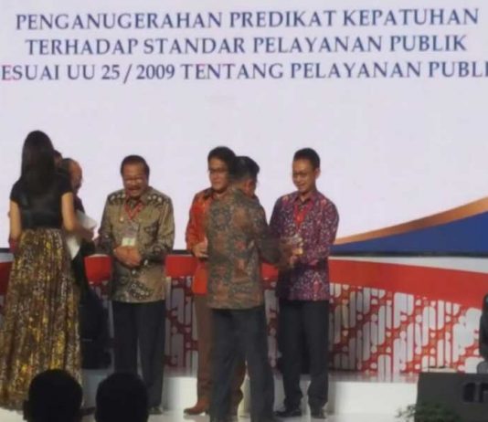 Kota Pontianak Juara Satu Pelayanan Publik