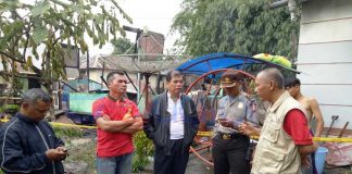 Jakius Tinjau Lokasi Kebakaran