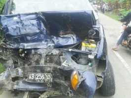Tiga Mobil Tabrakan Beruntun di Sekadau, Dua Korban Luka Serius