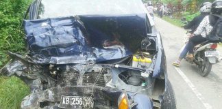 Tiga Mobil Tabrakan Beruntun di Sekadau, Dua Korban Luka Serius