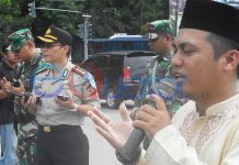 212 di Pontianak, Kapolresta dan Dandim Berdoa Bersama Massa