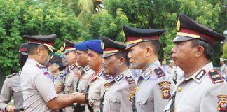 Jajaran Pimpinan Polres Mempawah Dimutasi