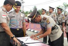Tiga Kasat Polres Sintang Berganti