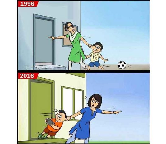 Was-was Anak dan Gadgetnya