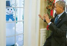 Obama dan ‘Horor’ Boneka Salju