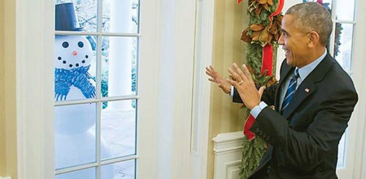 Obama dan ‘Horor’ Boneka Salju