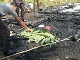 Ditinggal Istri Kerja Suami Terpanggang