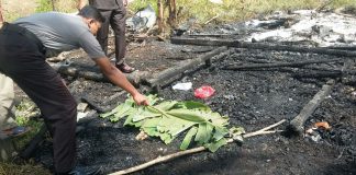 Ditinggal Istri Kerja Suami Terpanggang