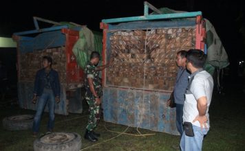 Melintas, Dihadang Intel Kodim Sanggau