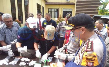 1 Kg Sabu dan Ratusan Ekstasi Dimusnahkan