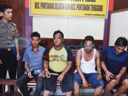 Pembacokan di Malam Tahun Baru, Empat Pemuda Ditahan