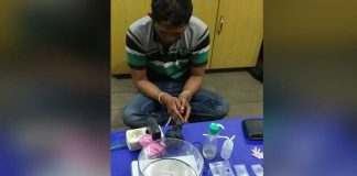 Sembunyikan Sabu Di Pekarangan Rumah