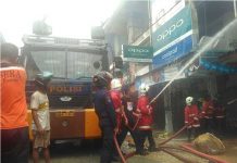 Bukan Demo, Watercanon Dimanfaatkan Padamkan Api