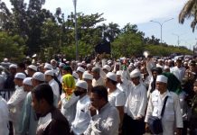 Peserta Aksi Ajak Umat Islam Bersatu