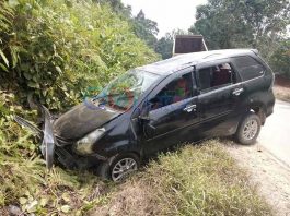 Ngebut di Jalan Sempit Dua Kali Terguling