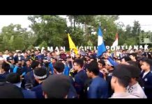 Aksi Bela Rakyat 121 di Bundaran Tugu Digulis Untan