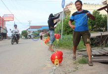 Enam Ratus Lampion  Hiasi Kota Sekadau