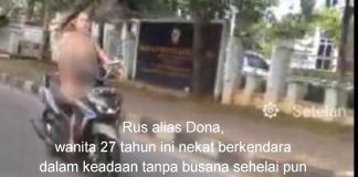 Video: Wanita Bugil Pakai Motor ke Bandara, Ini Kata Polda Kalbar