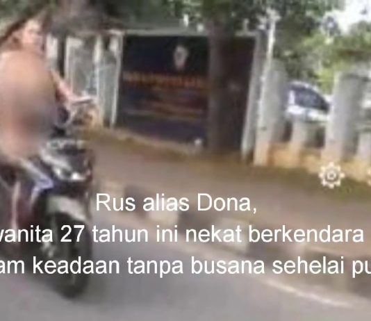 Video: Wanita Bugil Pakai Motor ke Bandara, Ini Kata Polda Kalbar