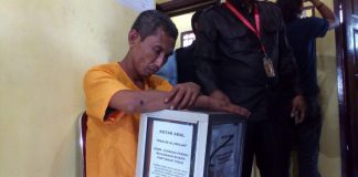 Loncat Dari Jendela Mapolsek, Maling Kotak Amal Babak Belur