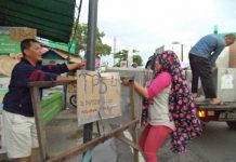 Singkawang Hujan Lebat Logistik Pemilu di Kelurahan Melayu Didistribusikan Sore