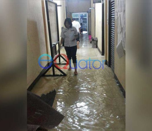 Hujan Tiga Jam Kantor Perhubungan Terendam