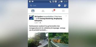 Gunung Van Mandring Runtuh, Berita Hoax