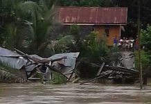 Diterjang Banjir, Jembatan Ambruk Aktivitas Lumpuh