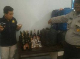 Dua Jam, Puluhan Liter Miras Disita