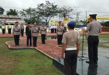 Sertijab Kabag Sumda dan Kapolsek Monterado