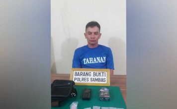Lagi, Polres Sambas Ringkus Pengedar Sabu