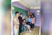 Yani Senang Mendapat Kursi Roda