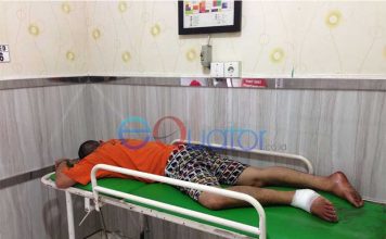 Terjun Bebas Dari Lantai 2, Kaki Patah, Angkat Jempol