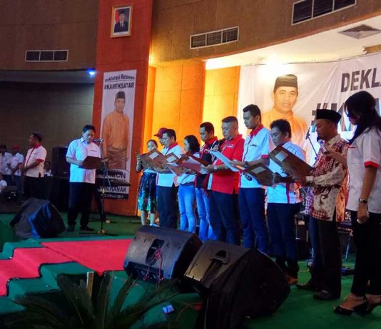 Deklarasi Dukung Satar Jadi Wali Kota