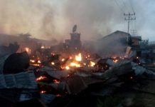 Pasar Teluk Melano Digasak si Jago Merah